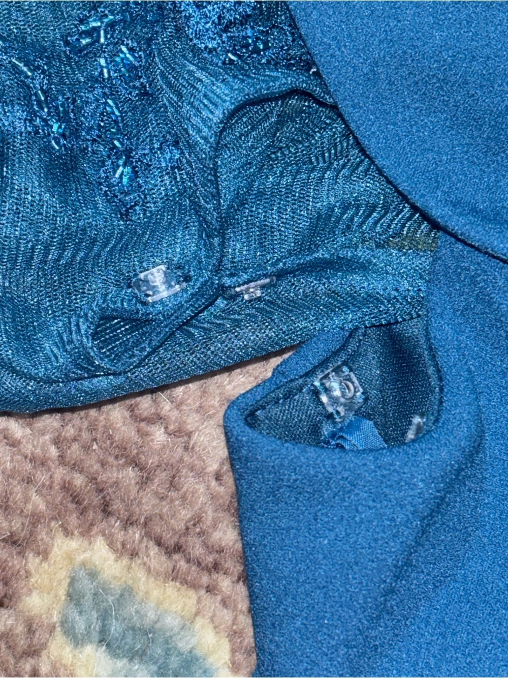 Marfil Barcelona cocktail dress with removable sleeves - Picture 6 of 11